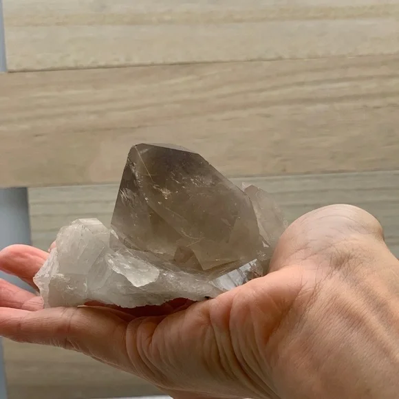 Natural Smoky Quartz, Unpolished, Rutilated Quartz - Picture 8 of 12